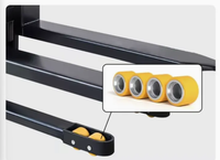 Gerbeur électrique Worui CDD-ZJSTS pour entrepôt, capacité 1 tonne, idéal petits espaces, batterie plomb-acide, pneus polyuréthane, déplacement latéral électrique