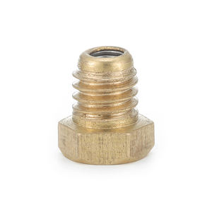 Bico de Lubrificação Hujiang em Latão com Formato de Funil e Acabamento Natural - Product Image 4