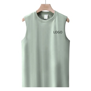 T-shirt da <span class=keywords><strong>uomo</strong></span> in cotone traspirante di alta qualità senza maniche da <span class=keywords><strong>uomo</strong></span> - Product Image 1