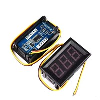 Voltmeter Digital 0.28/0.36/0.56 Inci, 30V 120V, 2/Kabel / 3-Kabel, Dengan/Tanpa Casing