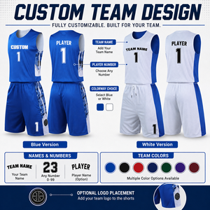 Set di Uniformi Personalizzate per Squadre di Basket Tropicali, Maglia e Pantaloncini Ultra Leggeri e Traspiranti, Asciugatura Rapida per Clima Caldo, Sublimazione su Rete, Basso MOQ - Product Image 5