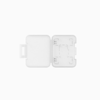 Étui de rangement transparent pour carte de jeu unique pour Nintendo Switch 2 / OLED / Lite, boîte de protection pour carte mémoire SD