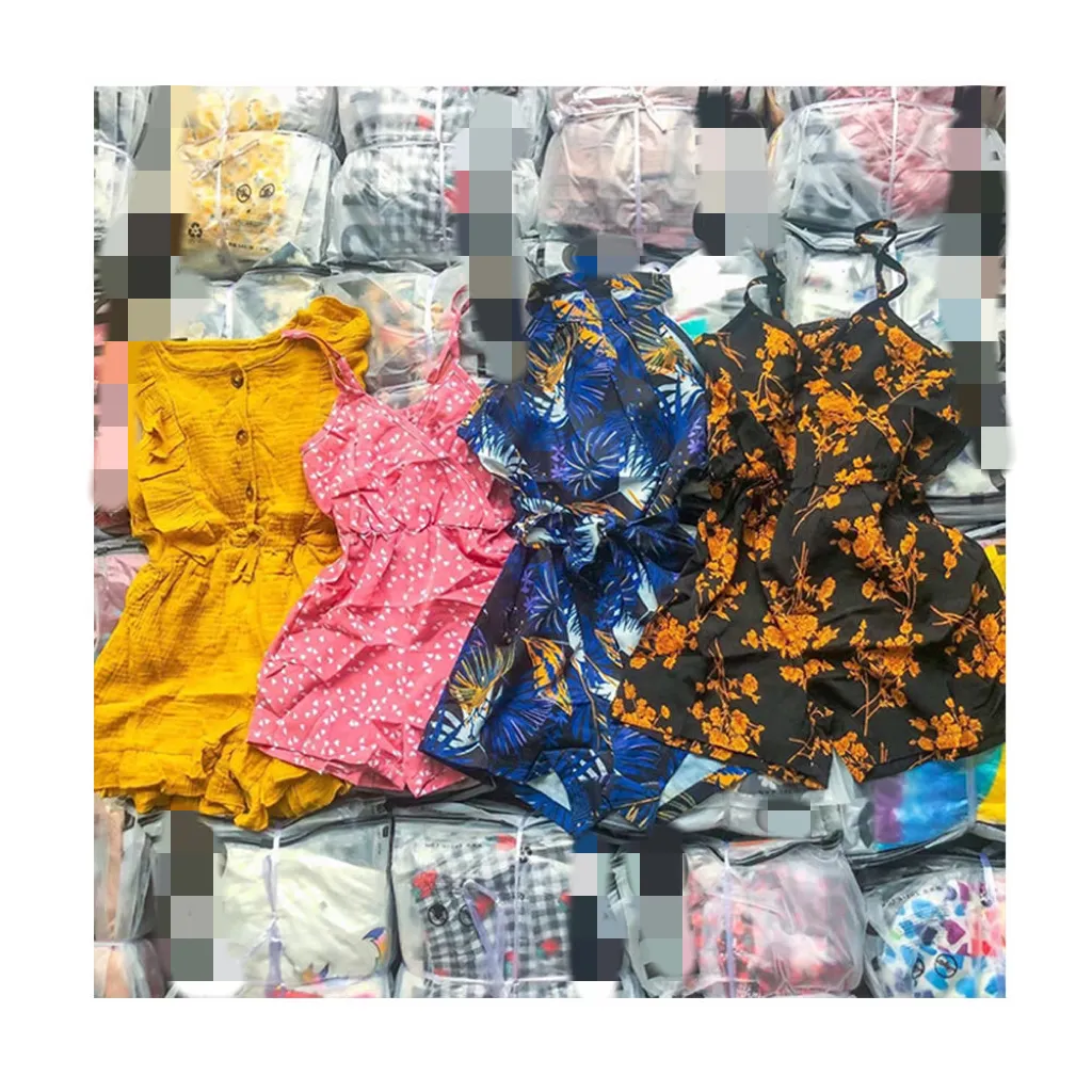 Gz Hot Sales 45Kg-100Kg Second Hand Clothing, Stock Bales Used Clothes Uk Used Clothes For Children Bales Mixed