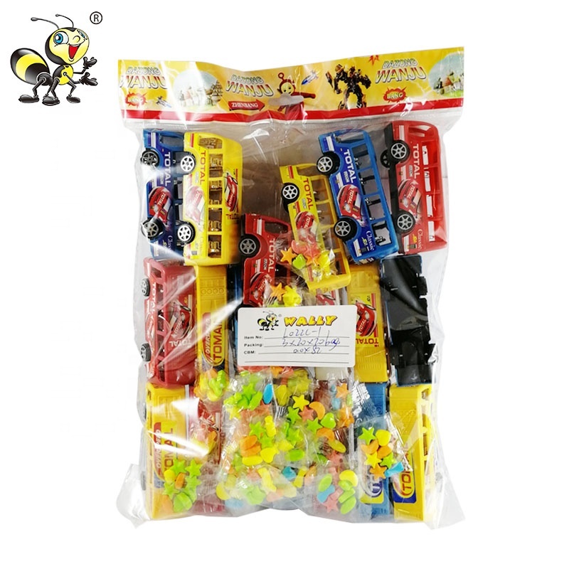 Bas Prix En Gros En Plastique De Survitesse Tomail Bus Voiture Jouet Bonbons