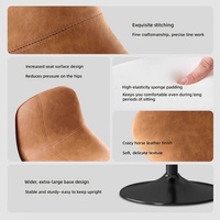 Tabouret de bar pour usage domestique, tabouret haut de gamme, chaise de bar commerciale pour comptoir de caisse, réglable en hauteur, pour réception, moderne et minimaliste