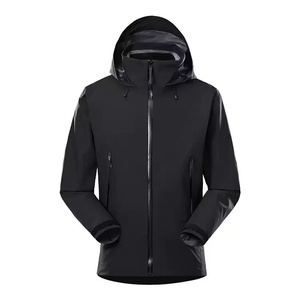 Chaqueta cortavientos impermeable Trilaminate de alta calidad <span class=keywords><strong>con</strong></span> <span class=keywords><strong>capucha</strong></span>, chaqueta para <span class=keywords><strong>hombre</strong></span>, chaqueta para exteriores - Product Image 5