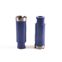 Foret diamanté Fullux Premium Diamond Crown Core M14/5/8"-11 pour perçage à sec/humide, durable et longue durée de vie, base à bord continu pour le perçage de trous dans le granit
