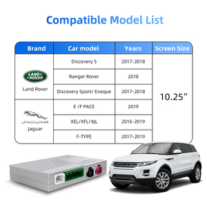Nhịp điệu 10.25 "không dây Android tự động mô-đun plug-and-play trang bị thêm Kit cho Land Rover Jaguar 2016-2019 Carplay nâng cấp Harman - Product Image 6
