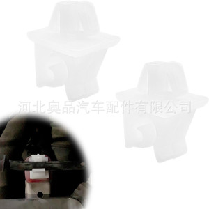 Honda Acura Engine Hood Support <b>Bracket</b> Clips 90672SNB901 Plastic Nylon For Replace Repair - Product Image 1