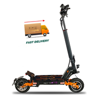Scooter Eléctrico Plegable de 10 Pulgadas, 48v, Híbrido, Doble Amortiguación, para Adultos, Todoterreno, Velocidad 45km/h, Venta al Por Mayor de Fábrica