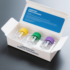 Emballage de produits de soins personnels cosmétiques imprimé de solutions de <span class=keywords><strong>papier</strong></span> durable boîte de peptide de carte personnalisée avec rabat de sécurité à couvercle à charnière - Product Image 2