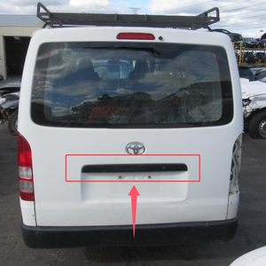 WZXD LED Tail <b>Lights</b> Rear Trunk Lid Lamp Tailgate Garnish Rear <b>Door</b> Cover Accessories for Hiace 2006-2018 - Product Image 6