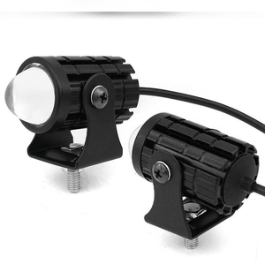 Mini phare antibrouillard LED <span class=keywords><strong>12V</strong></span> double couleur blanc jaune projecteur phares pour moto hors route - Product Image 2