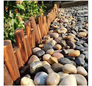 자연 혼합 자갈 정원 조경 장식을위한 최고 품질 tumbled 돌 조약돌