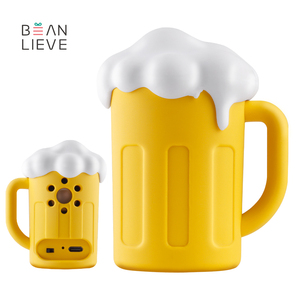 Loa không dây quà tặng Oktoberfest, thiết kế cốc bia vui nhộn, thích hợp cho BBQ, du lịch biển, loa mini di động ngoài trời, cốc bia không dây - Product Image 1