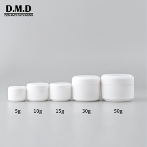 Bán buôn biểu tượng tùy chỉnh 15gram 1 oz lọ nhựa <span class=keywords><strong>50ml</strong></span> 5ml 10 gram Matte Trắng rỗng lọ có nắp đậy Đen <span class=keywords><strong>PP</strong></span> lọ cho Nail UV Gel - Product Image 6