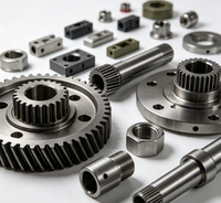 Pièces métalliques usinées CNC sur mesure, engrenages droits, arbres cannelés, composants de transmission mécanique de précision