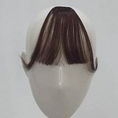 Peluca rizada marrón oscuro Sour-Through-Bang de alta calidad con 43cVo Características Estilo de onda suelta natural - Product Image 1