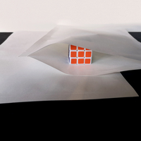 100% Sacs alimentaires biodégradables en papier kraft plat blanc thermoscellés Joint à 3 côtés avec logo personnalisable à encoche déchirable Fabriqué en Chine