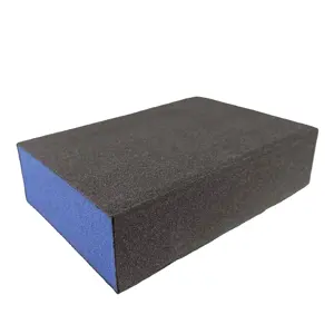 Flexible Sand Sponge Block lixar esponja espuma abrasador lixar bloco para polimento de madeira e pintura