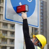 Mobile Retroreflectometer for Road Marking Gauge Electronic Measuring Instruments 1 Year Warranty 0-1999.9 Measurement Range >8h