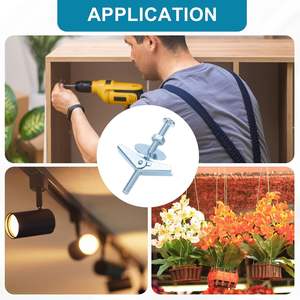 Heetverkopende vlinderankers met vleugelmoeren, holle gipsplaatankers - Product Image 5