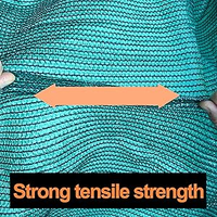 Toile d'ombrage verte avec œillets, bâche d'ombrage robuste de qualité supérieure, bâche en maille anti-UV pour jardin, tomates.