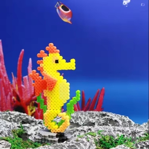 Jouets pour enfants pas chers, personnalisables, puzzles 3D d'<span class=keywords><strong>animaux</strong></span> marins, jouets en <span class=keywords><strong>perles</strong></span> Hama, mini <span class=keywords><strong>perles</strong></span> à <span class=keywords><strong>repasser</strong></span>, jouets éducatifs pour tout-petits - Product Image 2