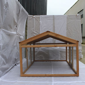 Hot-Sale Moderne Stijl Driehoek Buiten Tuin Massief Hout Winddicht Draagbare Kip Konijn Huis Hok - Product Image 6