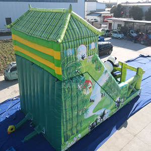 Castillo Inflable Comercial con Tobogán, Diseño de <span class=keywords><strong>Panda</strong></span> y Bambú, Parque Infantil Exterior para Niños, Ideal para Eventos de Carnaval - Product Image 4