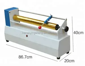 700 rol mesin potong Semi otomatis, mesin cetak panas kertas timah dan cetak