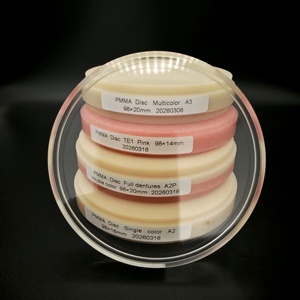 Bloques Dentales de PMMA Transparente Yueci, Disco Redondo de 98 mm <span class=keywords><strong>para</strong></span> Fresado de Prótesis Dentales en Laboratorio CAD/CAM con 99.9% de Pureza - Product Image 2