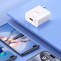 Chargeur mural USB intelligent en gros, chargeur de téléphone portable universel ultra-rapide, compatible avec les montres intelligentes, bureau, logo américain