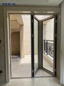Puerta Plegable Doble de Aluminio con Acristalamiento para Exteriores, Resistente a Huracanes, Nuevo Modelo 2023 - Product Image 6