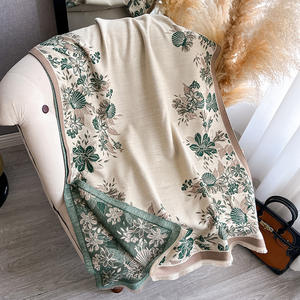 Nuove Sciarpe con Motivo Floreale Effetto Cashmere 2025 Scialli Oversize Caldi Invernali Double Face Pashmina con Stampa Floreale per Signore - Product Image 6