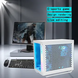 Manmu PC CPU Wasser kühlung koffer Türme Gaming ATX Computer PC-Gehäuse für Deskshop