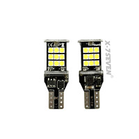 Ampoule LED de recul X-7SEVEN T15 W16W 921 12W Super Lumineuse 3020 SMD Canbus Rouge Ambre Blanc 6000K Sans Erreur 12V