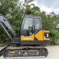 Miniexcavadora Volvo EC60D Original Usada, de Alto Rendimiento, con Operación Hidráulica Estable, Ideal para Cimentaciones de Viviendas y Trabajos en Sitios Estrechos