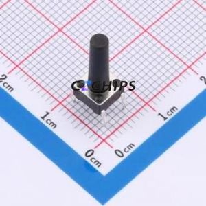 ZX-QC-ZC661626 Tactile Switch Through hole Component THT-4P,6x6mm Switch Single Pole Single Throw Round Button 2.6N Through Hole - Product Image 1