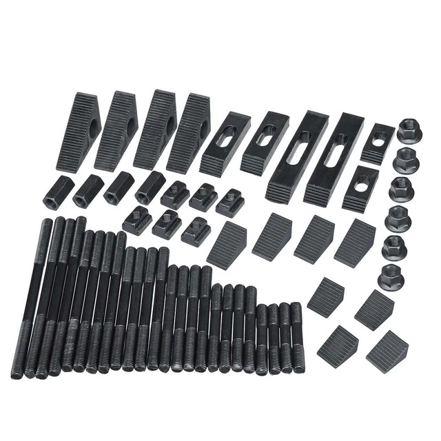 58 pièces/ensemble M10 Kit De Serrage plaque mixte pour fraiseuse