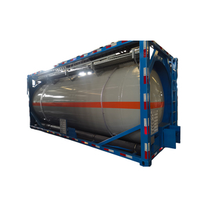 ถังน้ำ20FT ขนาด20ฟุตภาชนะบรรจุมีปั๊มของเหลวถังเก็บ ISO 25CBM cahoh <span class=keywords><strong>NaOH</strong></span> <span class=keywords><strong>H2SO4</strong></span> HCl HCN - Product Image 5