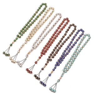 Rosario Musulmán Misbaha de 33 cuentas, Pulsera inteligente con cuentas de oración, Contador islámico de Tasbih, Joyería de regalo al por mayor - Product Image 1