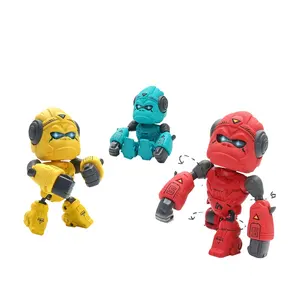 Веселые интеллектуальные игрушки со светодиодными глазами, умный электронный сенсорный робот, аниме модель, игрушки, подарки для детей