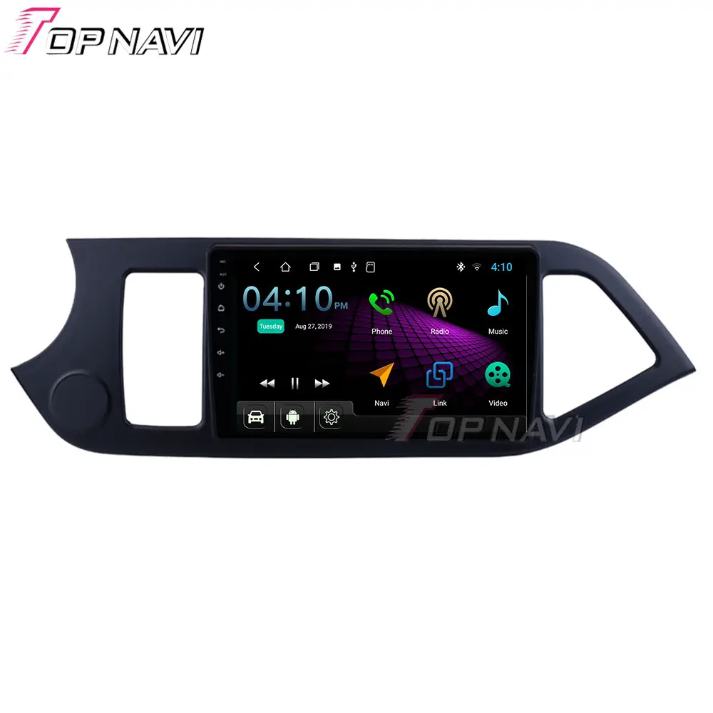 Android 10.0 GPS Navigator MP3 Music Player For KIA Picanto Morning 2011 2012 2013 2014 IPS 9'' Touch Screen HD 1080P Car Video