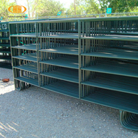 Panneaux de clôture pour chevaux et bétail, galvanisés, robustes, sur mesure, en gros, pour fermes avec portails