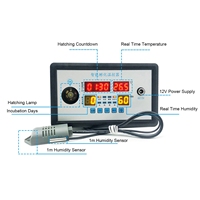 Thermostat numérique intelligent ZFX-W9002, retournement automatique des œufs à 360°, contrôle de la température et de l'humidité 12V/220V pour incubateur, état neuf