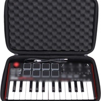 Musical Instrument Accessories Compatible with the MK3 25 Key USB MIDI Keyboard Kit Bag
