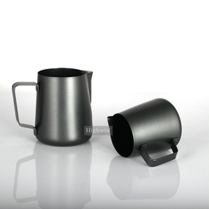 Highwin Latte sữa nghệ thuật Jar Sharp <span class=keywords><strong>Spout</strong></span> thép không gỉ bọt <span class=keywords><strong>Pitcher</strong></span> - Product Image 1