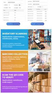 Hot bán kho hàng tồn kho 1D 2D Máy Quét Mã Vạch Android gồ ghề PDA thu thập dữ liệu thiết bị đầu cuối cầm tay với NFC - Product Image 6