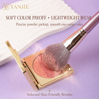 Ensemble de 10 pinceaux de maquillage avec tube de rangement, pinceaux doux pour poudre visage, contour, fard à paupières et anticernes pour un usage cosmétique professionnel